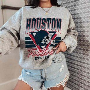 Sunday Retro Houston Texans football Helmets N FL Shirt sweatshirt